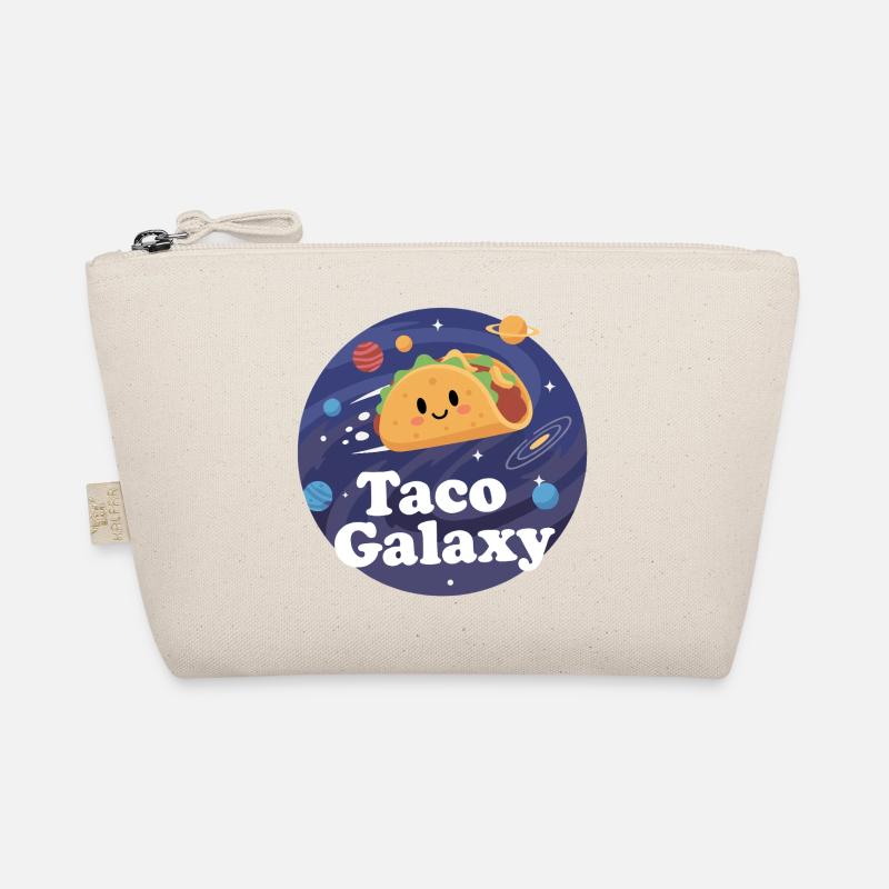 Taco Galaxy Outer Space Taco Illustration Organic Pouch