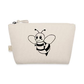 Biene Bienchen Imker  - Bio-Täschchen - Natur - Vorne