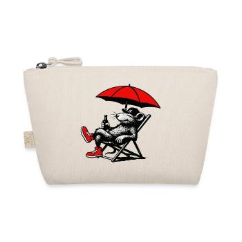Rat with parasol Relax - Organic Pouch - nature - Front