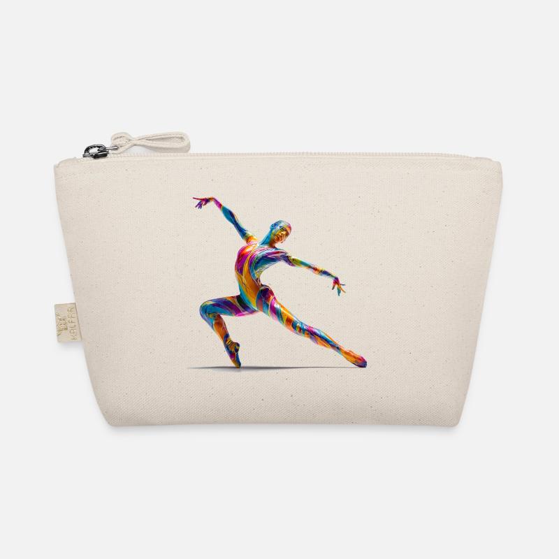 Farbexplosion Tänzer im Flow Bio-Täschchen