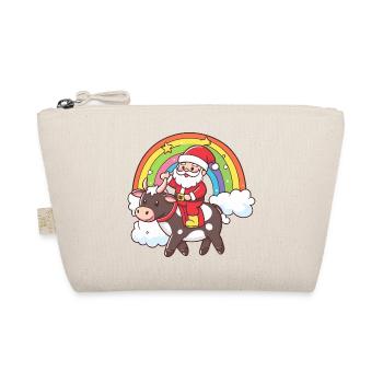 Vache Père Noël Noël - Trousse biologique - nature - Devant