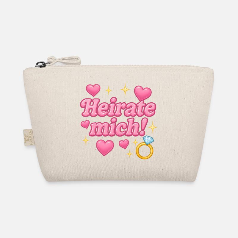 Marry me! / y2k design Organic Pouch