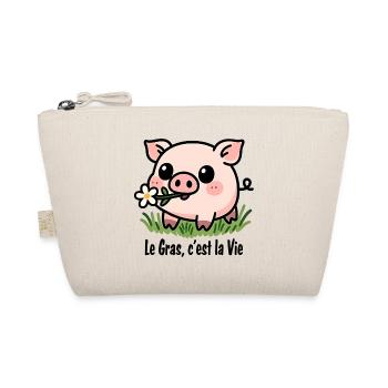 Fat is Life - Organic Pouch - nature - Front