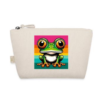 Frosch - Bio-Täschchen - Natur - Vorne