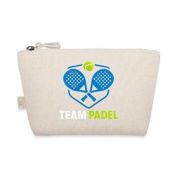 Padel Paddles Ball Team Logo - Bio-Täschchen - Natur - Vorne