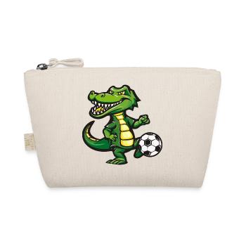 Caricature de héros de football crocodile - Trousse biologique - nature - Devant