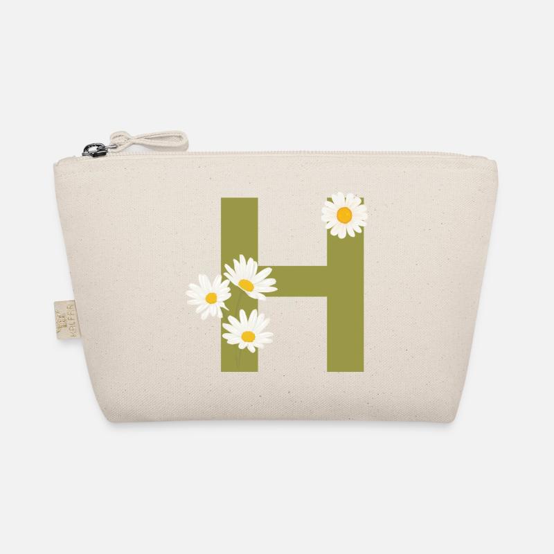 Lettre h vert marguerites Trousse biologique