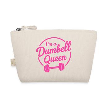 I'm a Dumbell Queen - Organic Pouch - nature - Front