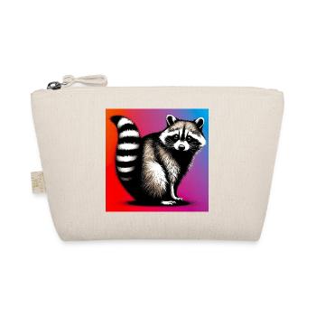 Raccoon - Organic Pouch - nature - Front