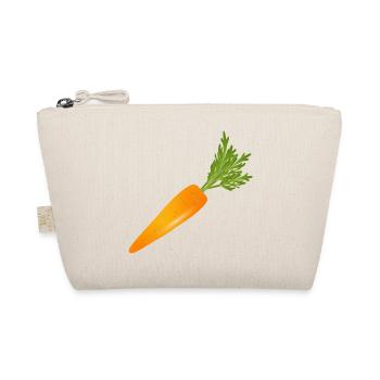 Bright orange carrot with green - Organic Pouch - nature - Front