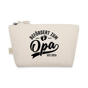 Cadeau grand-père 2026 – petit-enfant arrive - Trousse biologique - nature - Devant