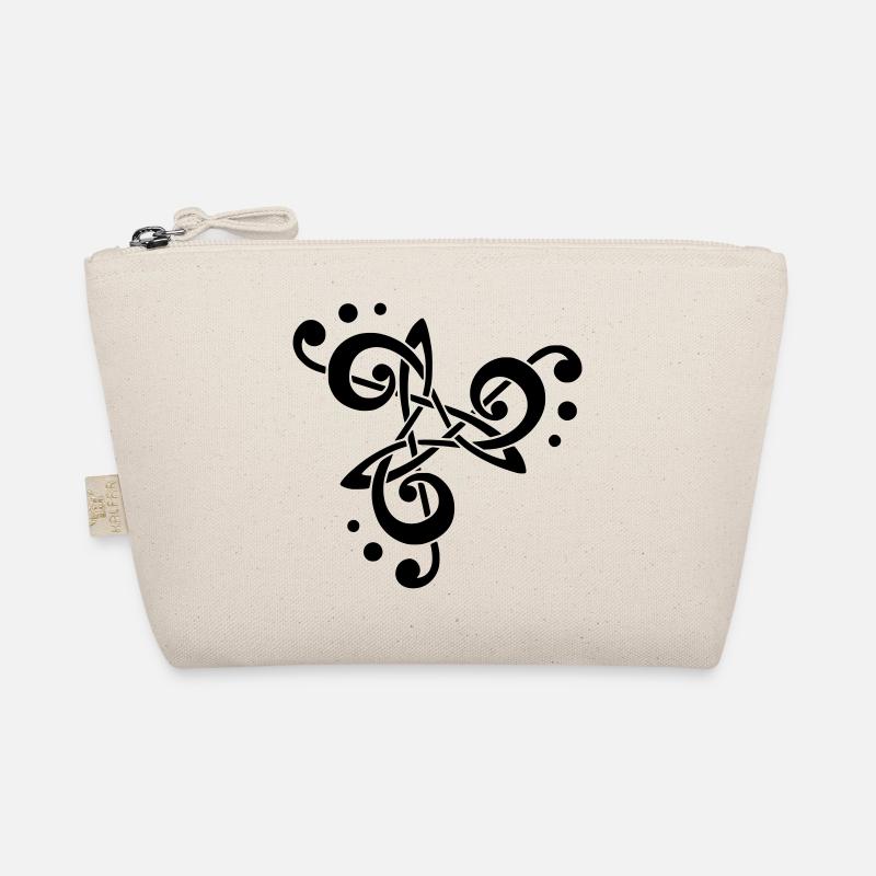 note de musique en triskèle  - Trousse biologique - nature