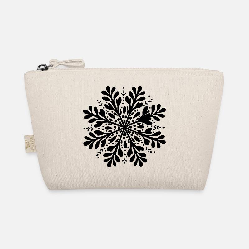 Snowflake Winter Icon Organic Pouch