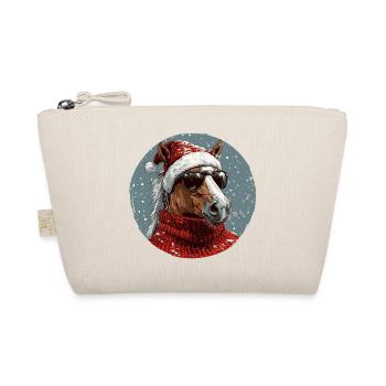 Noël de Noël cheval - Trousse biologique - nature - Devant