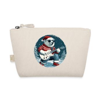 Ours polaire guitare de Noël Ours polaire - Trousse biologique - nature - Devant