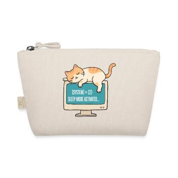 Chat geek en veille système - Trousse biologique - nature - Devant