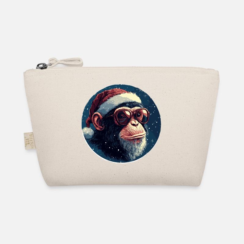 Noël singe avec des lunettes Trousse biologique