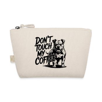 Funny dog motif for coffee lovers - Organic Pouch - nature - Front
