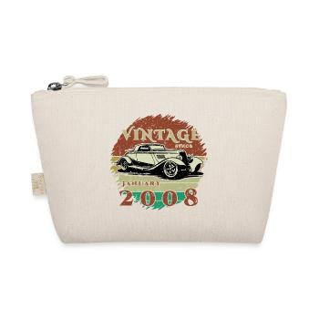 18th Birthday - Classic - Vintage since 01/2008 - Organic Pouch - nature - Front