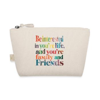 Be Inspired Life Family Friends - Organic Pouch - nature - Front