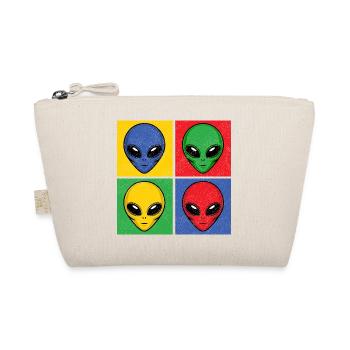 Extraterrestres Pop Art Pop Art Têtes d’extraterrestres Visages d’extraterrestres - Trousse biologique - nature - Devant