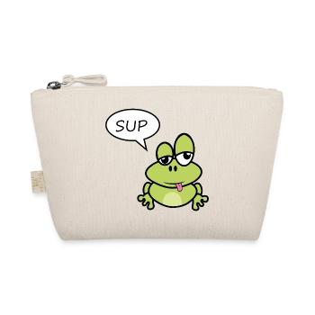 Kleiner Frosch sagt Sup - Bio-Täschchen - Natur - Vorne