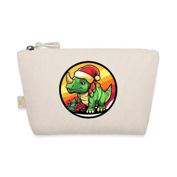 Le Père Noël Dino en splendeur de Noël - Trousse biologique - nature - Devant