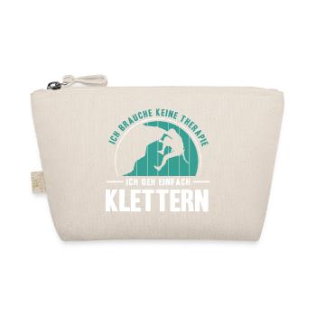 Bouldering Gifts Climbing Climber Boulderer - Organic Pouch - nature - Front