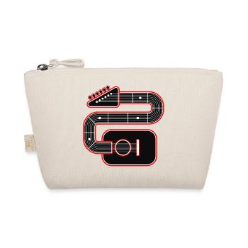 Abstract Guitar Art - Organic Pouch - nature - Front
