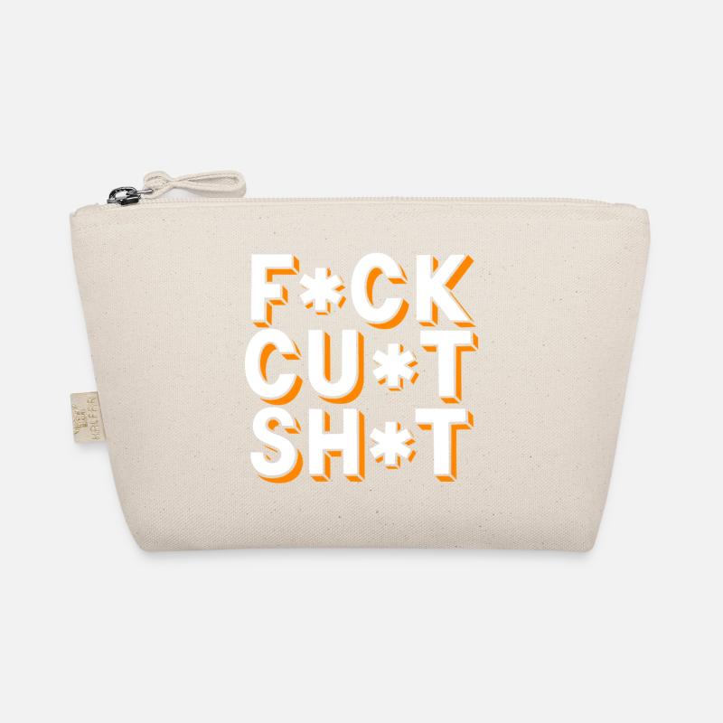 Swear Words Censored Text Organic Pouch