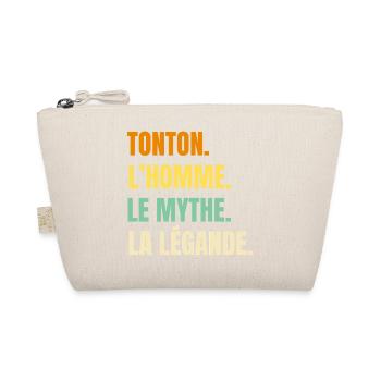 Custom Gift Tonton Man Legend Promoted Tonton 2026 - Organic Pouch - nature - Front