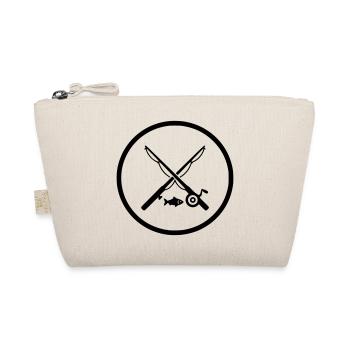 Logo des cannes à pêche croisées Vecteur d’icônes - Trousse biologique - nature - Devant