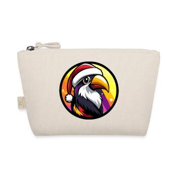 Perroquet coloré avec un chapeau de Père Noël - Trousse biologique - nature - Devant