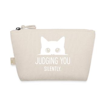 Humour félin, idée cadeau chat, animaux de compagnie drôles - Trousse biologique - nature - Devant