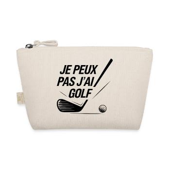Je_peux_pas_j-ai_Golf - Bio-Täschchen - Natur - Vorne