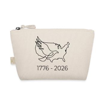  1776-2026 USA Semiquincentennial 250th - Bio-Täschchen - Natur - Vorne