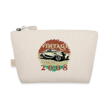 18th Birthday - Classics - Vintage since 02/2008 - Organic Pouch - nature - Front