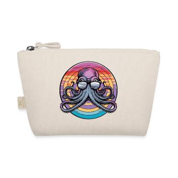 Octopus Retro Surf - Organic Pouch - nature - Front