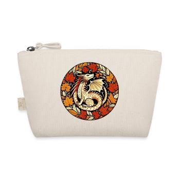 Motif de feuilles circulaires du Dragon d’automne - Trousse biologique - nature - Devant