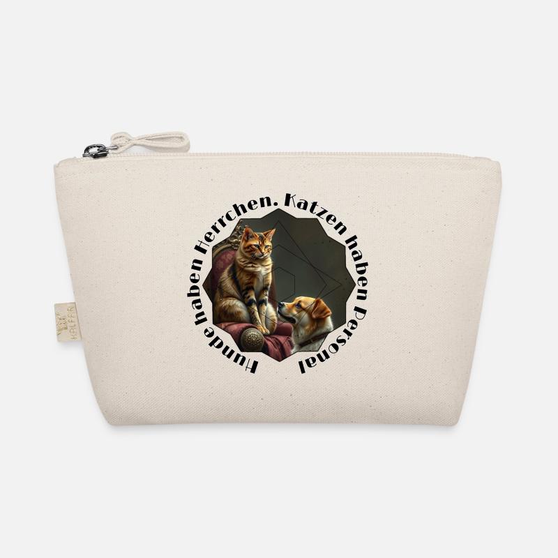 Amitié chat-chien dans le cadre de géométrie Trousse biologique