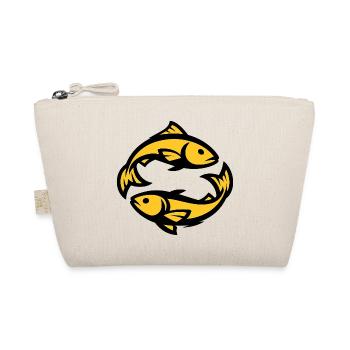 Pisces Zodiac - Organic Pouch - nature - Front