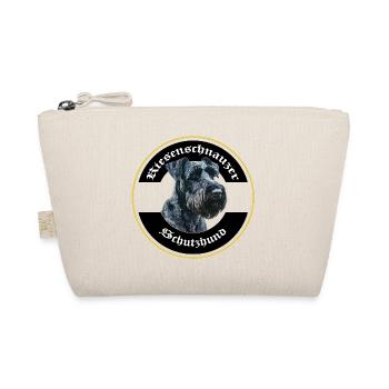 Riesenschnauzer Schutzhund Emblem - Bio-Täschchen - Natur - Vorne