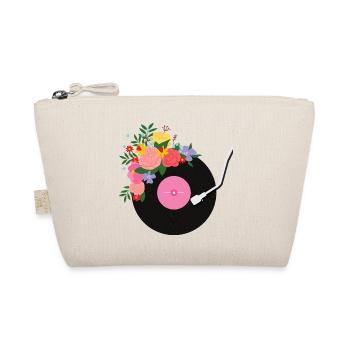 Disque vinyle fleuri - Trousse biologique - nature - Devant