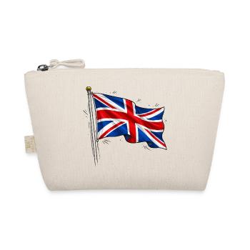 Great Britain England Flag - Organic Pouch - nature - Front