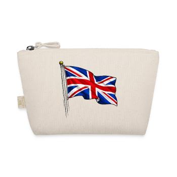 Great Britain England Flag - Organic Pouch - nature - Front