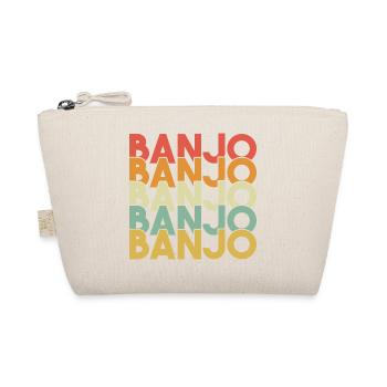 Banjo Retro Vintage - Organic Pouch - nature - Front