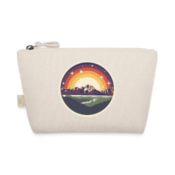 Sunset in mountain landscape - Organic Pouch - nature - Front