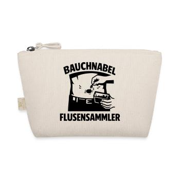 Fluff collector belly button - Organic Pouch - nature - Front