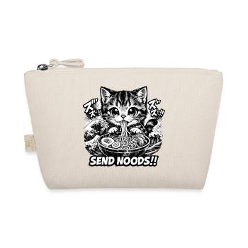 Send Noods Ramen Bowl Kawaii Japanese - Organic Pouch - nature - Front