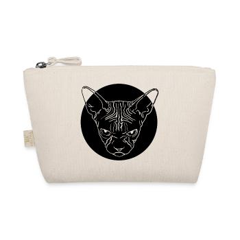 Sphinx Head - Organic Pouch - nature - Front